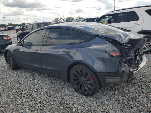 5YJ3E1EC1NF126478 - 2022 TESLA MODEL 3 GRAY photo 2