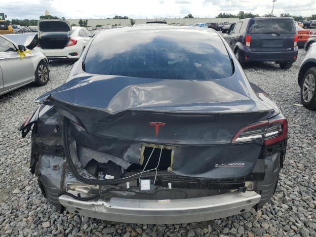5YJ3E1EC1NF126478 - 2022 TESLA MODEL 3 GRAY photo 6