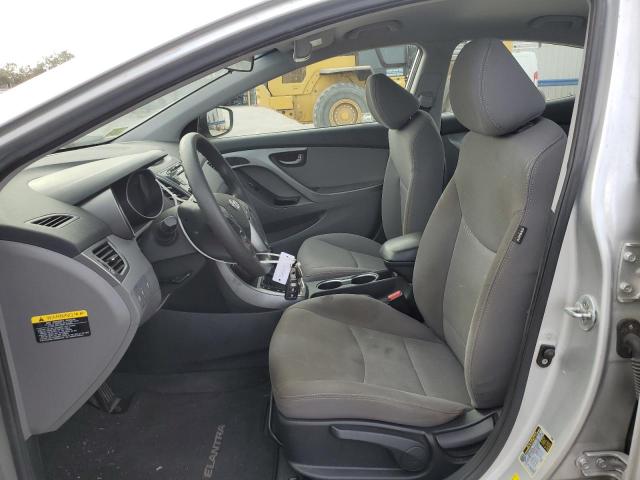 KMHDH4AE4FU264198 - 2015 HYUNDAI ELANTRA SE SILVER photo 7