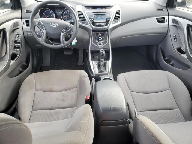 KMHDH4AE4FU264198 - 2015 HYUNDAI ELANTRA SE SILVER photo 8