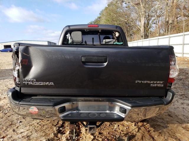 5TFTX4GN1BX003176 - 2011 TOYOTA TACOMA PRERUNNER ACCESS CAB GRAY photo 6