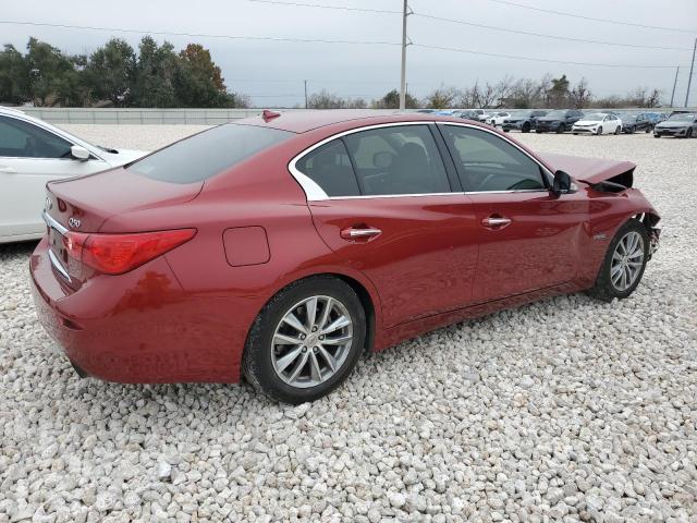 JN1AV7AP7EM690746 - 2014 INFINITI Q50 HYBRID PREMIUM RED photo 3