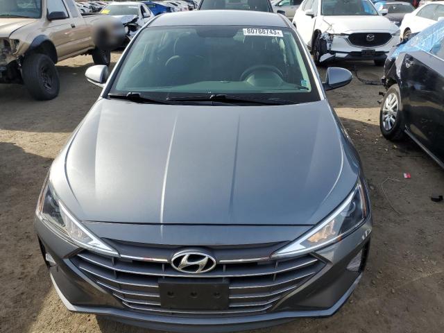 5NPD74LF8KH406604 - 2019 HYUNDAI ELANTRA SE GRAY photo 5