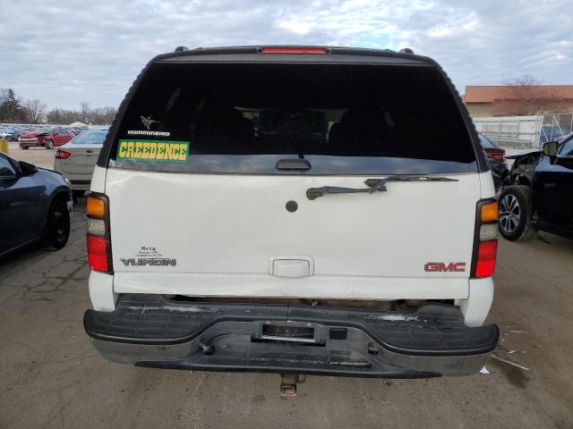 1GKEK13T36J114268 - 2006 GMC YUKON WHITE photo 6