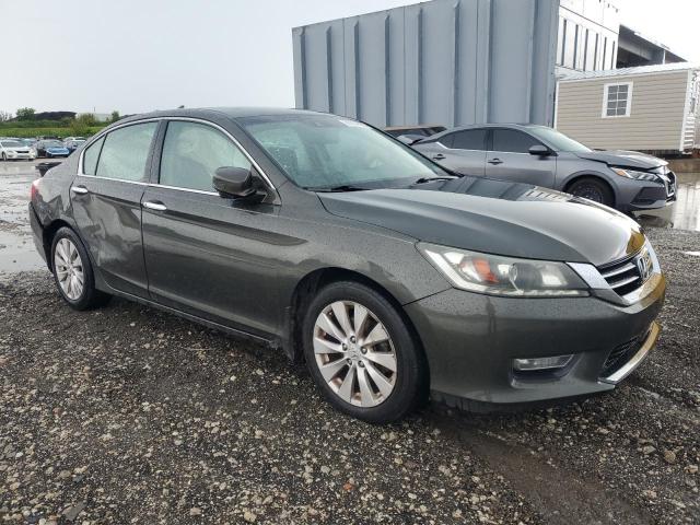 1HGCR3F80DA040582 - 2013 HONDA ACCORD EXL GRAY photo 4