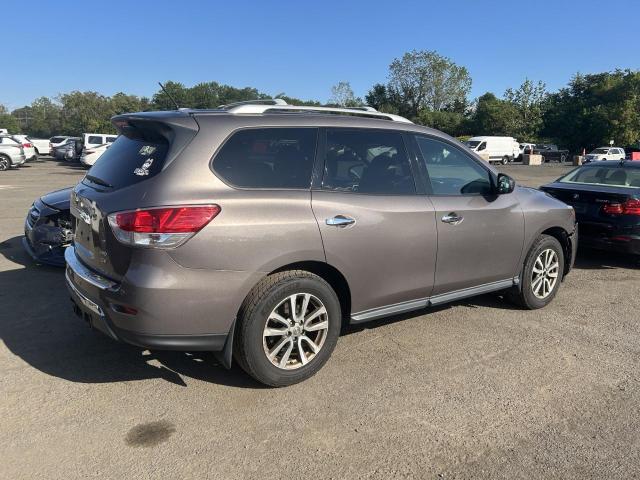 5N1AR2MM7EC708220 - 2014 NISSAN PATHFINDER S BROWN photo 3