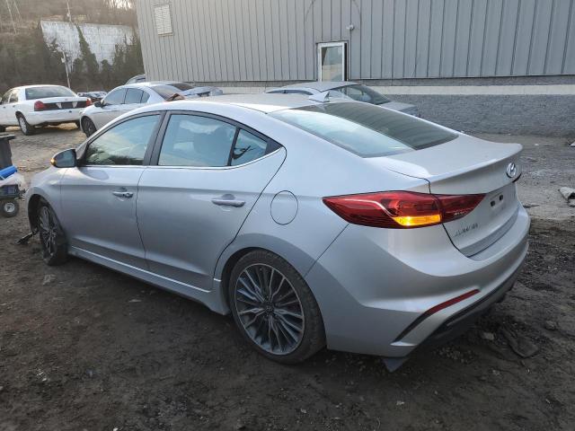 KMHD04LB1JU474647 - 2018 HYUNDAI ELANTRA SPORT SILVER photo 2