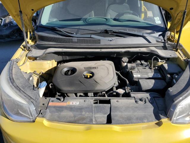 KNDJP3A57E7092640 - 2014 KIA SOUL + YELLOW photo 11