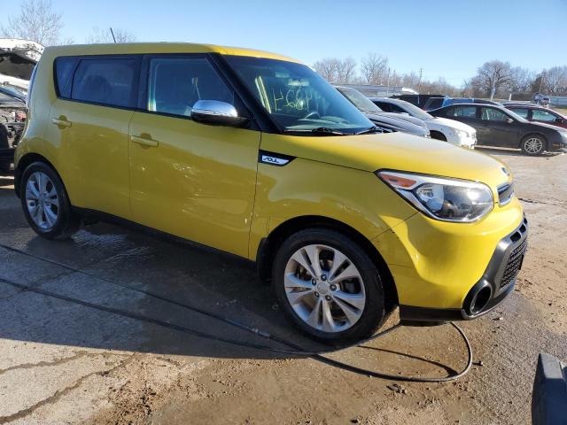 KNDJP3A57E7092640 - 2014 KIA SOUL + YELLOW photo 4