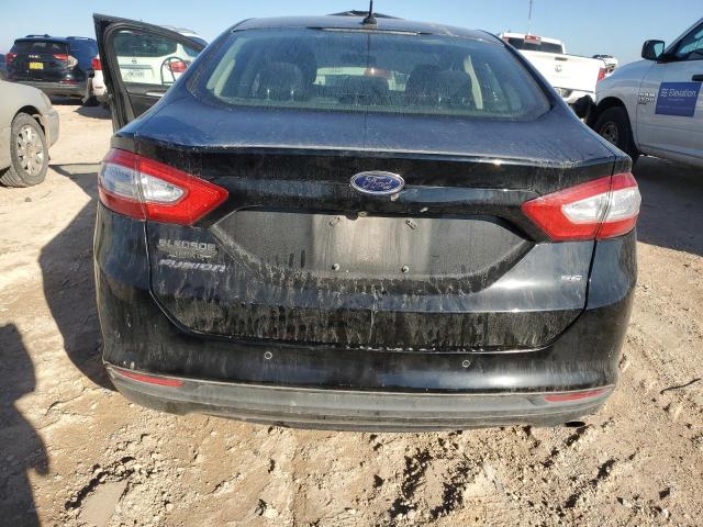 1FA6P0H79G5116792 - 2016 FORD FUSION SE BLACK photo 6