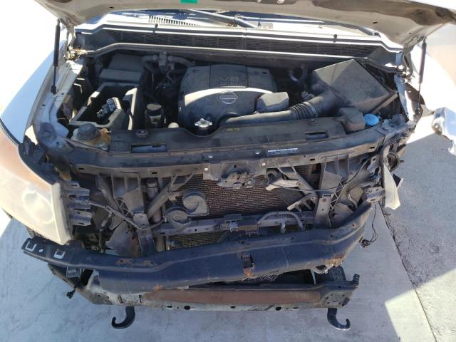 5N1BA0ND8AN605482 - 2010 NISSAN ARMADA SE SILVER photo 12