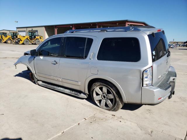 5N1BA0ND8AN605482 - 2010 NISSAN ARMADA SE SILVER photo 2