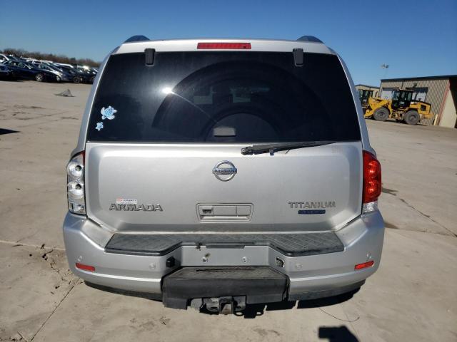 5N1BA0ND8AN605482 - 2010 NISSAN ARMADA SE SILVER photo 6