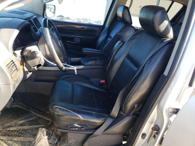 5N1BA0ND8AN605482 - 2010 NISSAN ARMADA SE SILVER photo 7