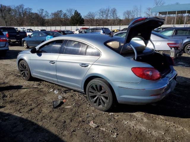 WVWMN7ANXAE530356 - 2010 VOLKSWAGEN CC SPORT BLUE photo 2