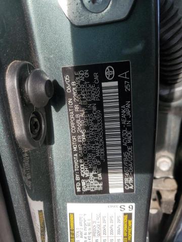 JTDBE32KX53033359 - 2005 TOYOTA CAMRY LE GREEN photo 13