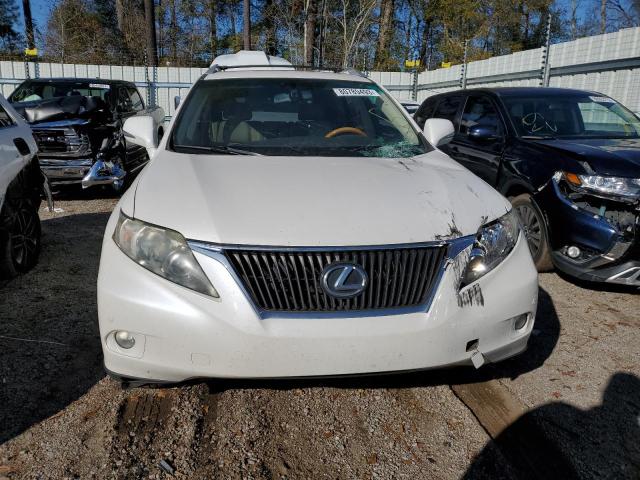 2T2ZK1BA4CC069678 - 2012 LEXUS RX 350 WHITE photo 5