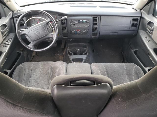 1D7HL48K34S630621 - 2004 DODGE DAKOTA QUAD SLT BLUE photo 8