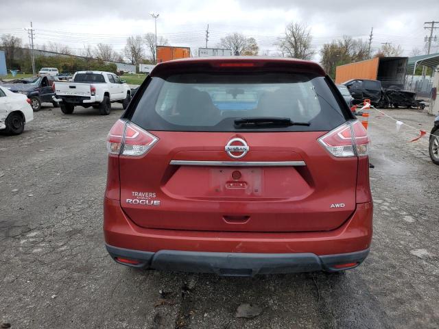 KNMAT2MV1GP737822 - 2016 NISSAN ROGUE S MAROON photo 6