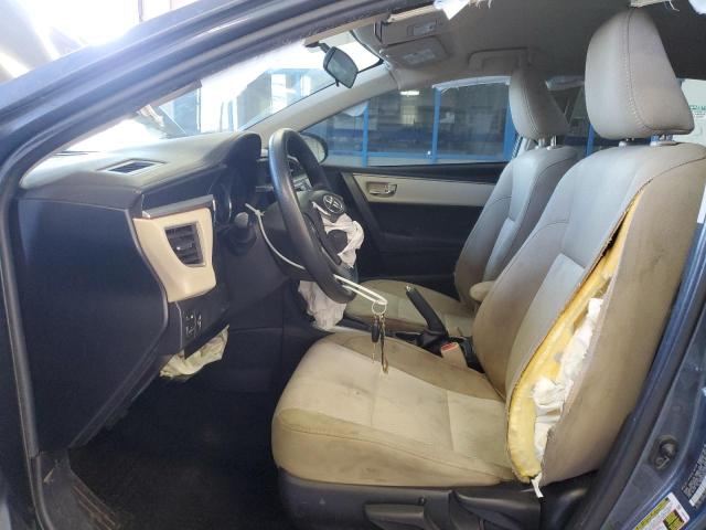 2T1BURHEXGC710833 - 2016 TOYOTA COROLLA L CHARCOAL photo 7