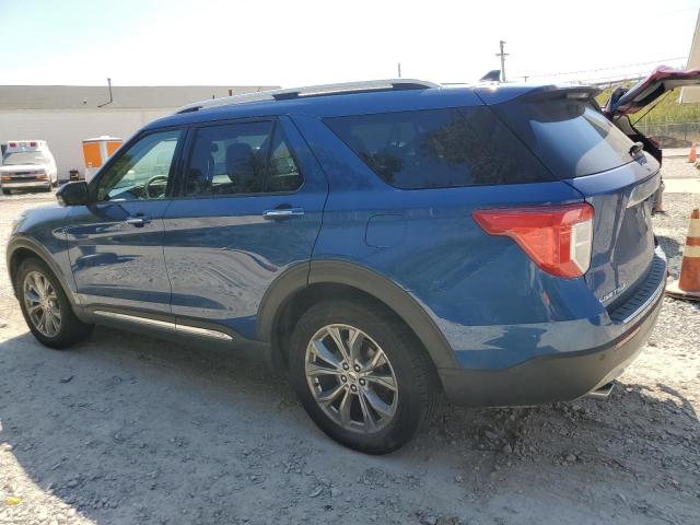 1FMSK8FH1MGC35191 - 2021 FORD EXPLORER LIMITED Mavi fotoğraf 2