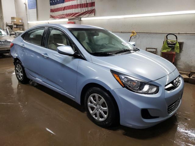 KMHCT4AE0CU170194 - 2012 HYUNDAI ACCENT GLS BLUE photo 4