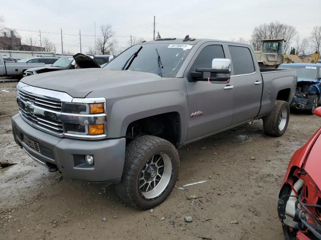 1GC4K1E81FF677158 - 2015 CHEVROLET SILVERADO K3500 HIGH COUNTRY GRAY photo 1