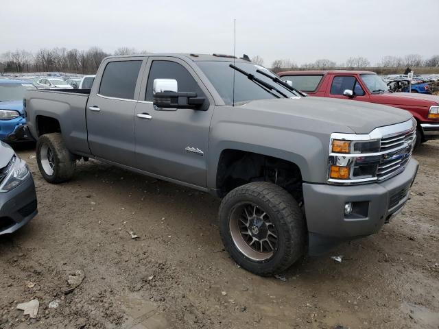 1GC4K1E81FF677158 - 2015 CHEVROLET SILVERADO K3500 HIGH COUNTRY GRAY photo 4