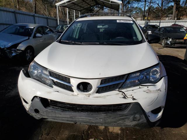 JTMZFREV4EJ020378 - 2014 TOYOTA RAV4 LE WHITE photo 5