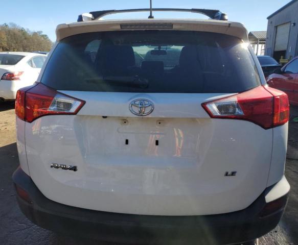 JTMZFREV4EJ020378 - 2014 TOYOTA RAV4 LE WHITE photo 6