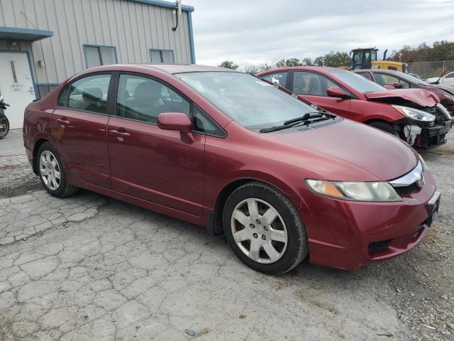 1HGFA16599L014170 - 2009 HONDA CIVIC LX 勃艮第红 照片 4