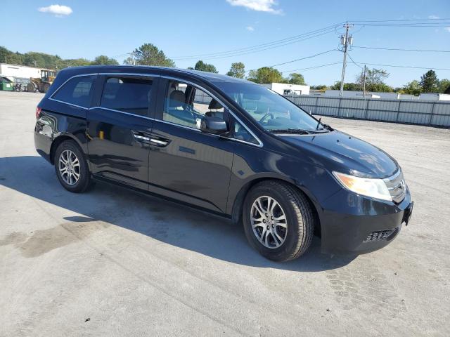5FNRL5H64CB025977 - 2012 HONDA ODYSSEY EXL BLACK photo 4