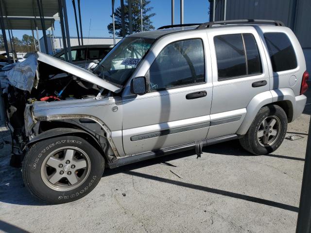 1J4GL38K35W643938 - 2005 JEEP LIBERTY RENEGADE SILVER photo 1