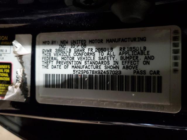 5Y2SP678X9Z457023 - 2009 PONTIAC VIBE BLUE photo 12