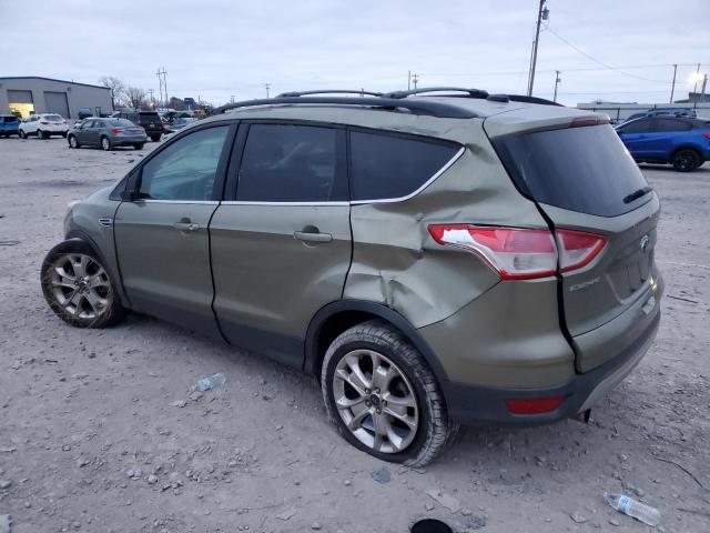 1FMCU0G94DUC14778 - 2013 FORD ESCAPE SE GREEN photo 2