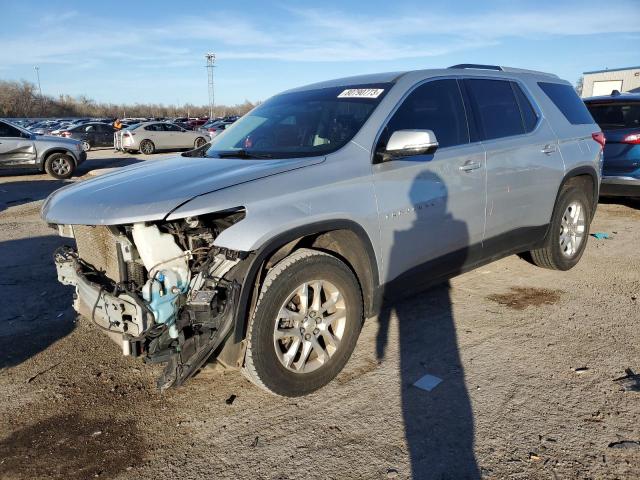 1GNERGKWXJJ277151 - 2018 CHEVROLET TRAVERSE LT SILVER photo 1