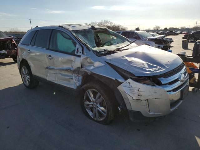 2FMDK4JC1DBA47503 - 2013 FORD EDGE SEL SILVER photo 4