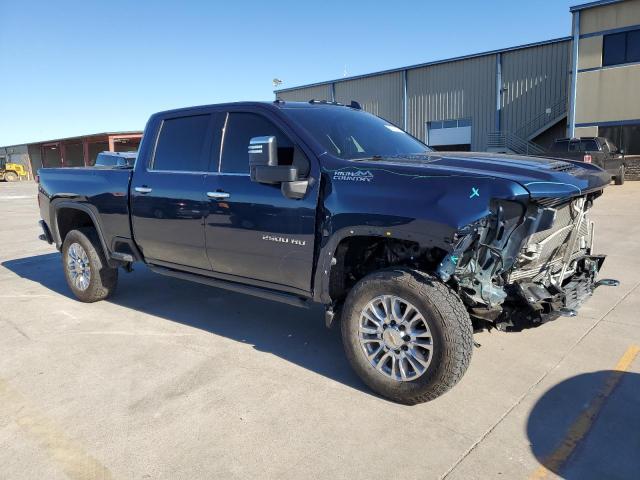 1GC4YREY8MF109970 - 2021 CHEVROLET SILVERADO K2500 HIGH COUNTRY BLUE photo 4