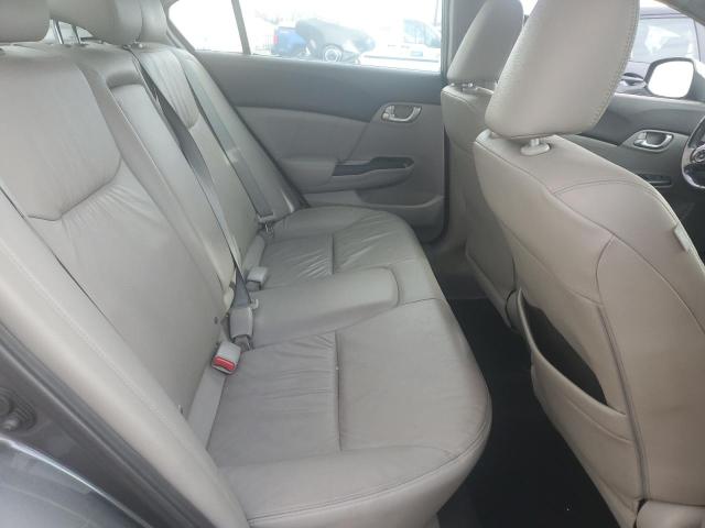 19XFB2F91CE310076 - 2012 HONDA CIVIC EXL ნაცრისფერი ფოტო 10