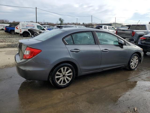 19XFB2F91CE310076 - 2012 HONDA CIVIC EXL ნაცრისფერი ფოტო 3