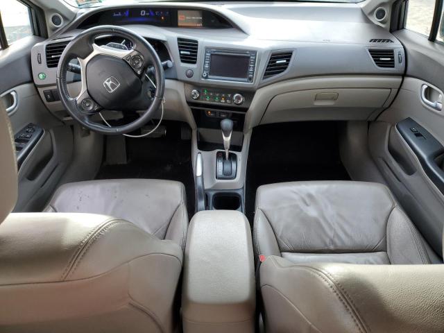 19XFB2F91CE310076 - 2012 HONDA CIVIC EXL ნაცრისფერი ფოტო 8