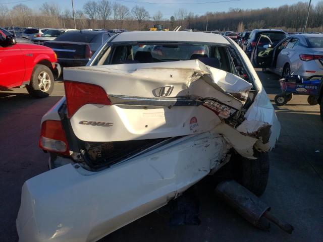 2HGFA1F66AH548172 - 2010 HONDA CIVIC LX-S أبيض صورة 6