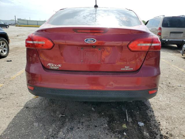 1FADP3F24GL279846 - 2016 FORD FOCUS SE RED photo 6