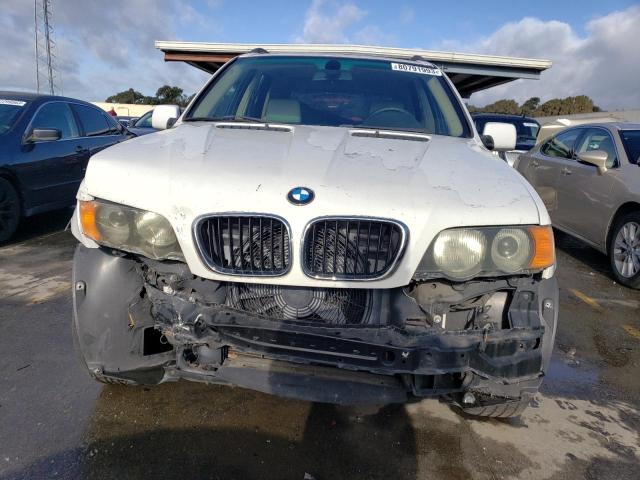 5UXFA53592LP55532 - 2002 BMW X5 3.0I WHITE photo 5