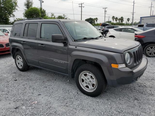 1C4NJRBB8FD206545 - 2015 JEEP PATRIOT SPORT Сұр фото 4