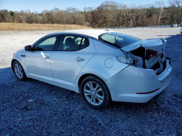 5XXGM4A78DG129811 - 2013 KIA OPTIMA LX WHITE photo 2