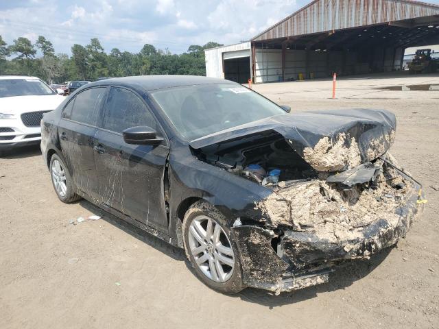 3VW2K7AJ0FM232815 - 2015 VOLKSWAGEN JETTA BASE BLACK photo 4