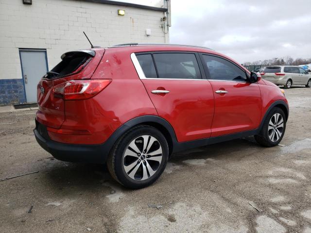 KNDPC3A25B7104890 - 2011 KIA SPORTAGE EX RED photo 3