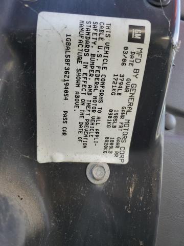 1G8AL58F36Z194054 - 2006 SATURN ION LEVEL 3 SILVER photo 12