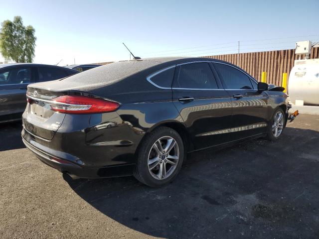 3FA6P0HDXJR148922 - 2018 FORD FUSION SE Negro foto 3